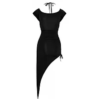 Rochie Cottelli Collection Ruffles Negru XL