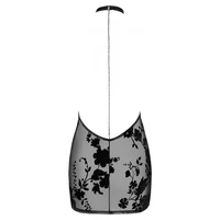 Rochie Erotică Noir Handmade Negru XL