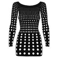 Rochie Obsessive Rocker Negru S-L