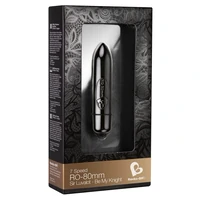 Rocks-off RO-80mm 7 Funcții Mini Vibrator Argintiu Negru