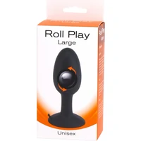 Roll Play Anal Plug Large Negru