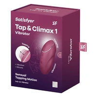 Satisfyer Tap Climax 1 Roșu 11 Vibrații + 11 Tapping
