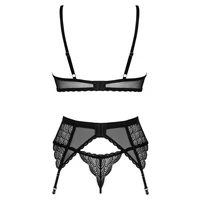 Set 3 Piese Obsessive Chemeris Negru XL-2XL