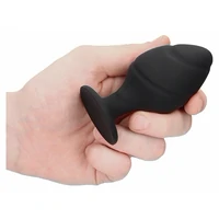 Set Anal Plug Swirled Negru
