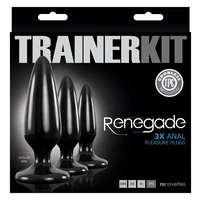 Set Anal Plug Trainer Kit Renegade Negru