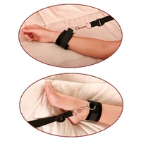 Set Bed Restraint Bondage Negru