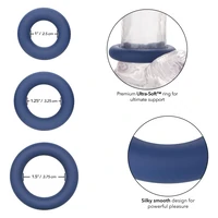 Set Inele Penis Link Up Ultra Soft Elite Albastru