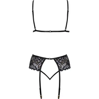 Set Kissable Evelyn Negru L-XL