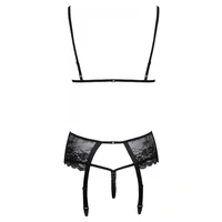 Set Kissable Midnight Fever Negru L-XL