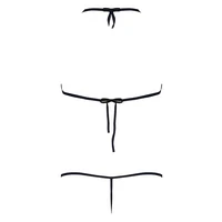 Set Magic Silk Camille Negru S-M