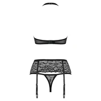 Set Obsessive 838-SEG Negru L-XL