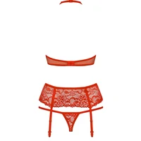 Set Obsessive 838-SEG Roșu L-XL