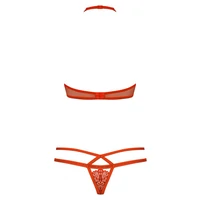 Set Obsessive 838-SET Roșu L-XL