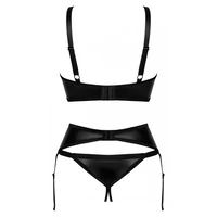 Set Obsessive Armares 3 Piese Negru XS-S