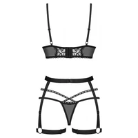 Set Obsessive Blomentis Negru M-L