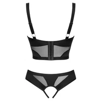 Set Obsessive Chic Amoria 2 Piese Decupat Negru M-L