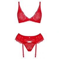 Set Obsessive Chilisa 3 Piese Roșu XS-S