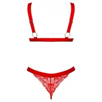 Set Obsessive Elianes 2 Piese Roșu XS-S