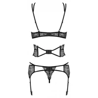 Set Obsessive Frivolla Negru L-XL