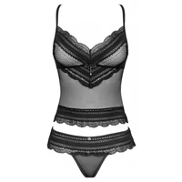 Set Obsessive Ivannes Negru L-XL