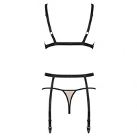 Set Obsessive Nudelia Noir Bej L-XL
