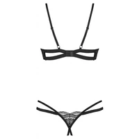 Set Obsessive Nutris Decupat Negru M-L