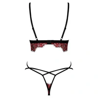 Set Obsessive Redessia Roșu L-XL
