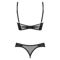 Set Obsessive Roxelia Decupat Negru XL-2XL