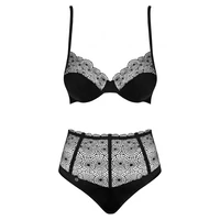 Set Obsessive Sarlotte Negru S-M