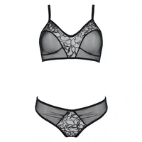 Set Passion Eco Primulă Bikini Negru L-XL