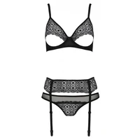 Set Passion Eco Zinnia Negru L-XL