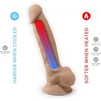 Silexd Dildo Realist 20 cm, 10 Funcții, Reîncărcabil