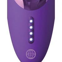 Stimulator cu Suctiune și Limbă Vibratorie, 7 Moduri, USB-C Mov
