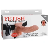 Strap-On 18cm Vibrating Hollow