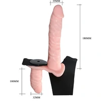 Strap-On cu Dublă Doză de Vibrație