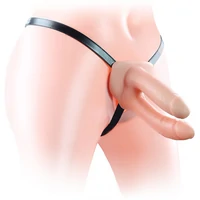 Strap-On Dublu Unisex Hollow