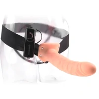 Strap On Vibrating Hollow 20cm