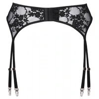 Suspender Belt Cottelli Collection So Nice Negru L-XL
