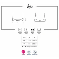 Sutien Obsessive Lovica Half Roșu S-M