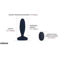 Svakom Jordan Bleumarin: Vibrație și Împingere 7 Moduri Albastru
