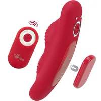 Sweet Smile Vibrator Pentru Chiloți: 10 Moduri, Reîncărcabil Roșu