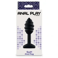 Swirl Anal Plug Negru