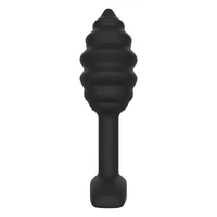 Swirl Anal Plug Negru