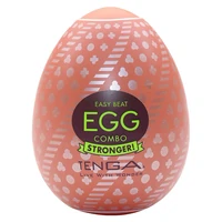 Tenga HARD BOILED II Ou Textură Spiralată Discret Alb