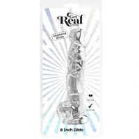 TOYJOY Get Real Clear 22.5 cm – Transparent cu Ventuză