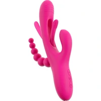 Triple Vibe Flicking – 3 Motoare, 7 Viteze, Reîncărcabil Roz