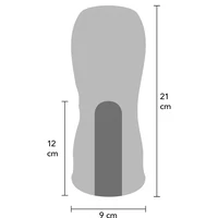 Vibrating Twin Turbo Masturbator Negru