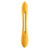Vibrator Cuplu Elastic Joy Portocaliu
