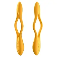 Vibrator Cuplu Elastic Joy Portocaliu