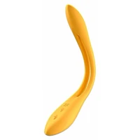 Vibrator Cuplu Elastic Joy Portocaliu